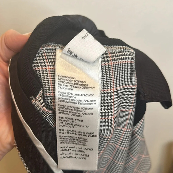 3.1 PHILLIP LIM CHECKERED WOOL BLEND JOGGER - Picture 10 of 10